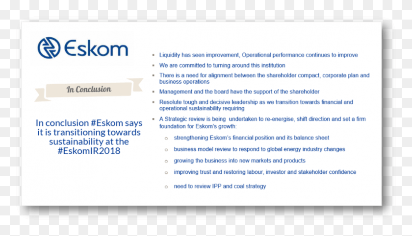 1190x644 Eskom Hld Soc Ltdverified Account Eskom, File, Text, Webpage HD PNG Download