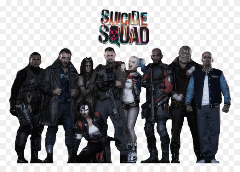 1055x731 Esquadro Suicida Suicide Squad Team, Persona, Humano, Disfraz Hd Png
