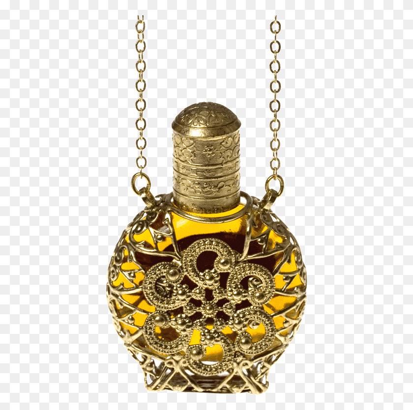 411x775 Essential Oil Diffuser Necklace Citruses Jewelry Transparente, Pendant, Gold, Bottle HD PNG Download