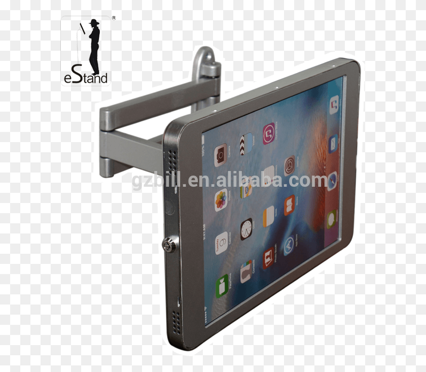 603x673 Estand Br23013wap Retractable Tablet Frame Secure Metal Tablet Computer, Electronics, Mobile Phone, Phone HD PNG Download