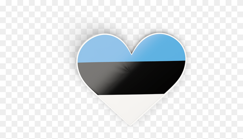 497x423 Estonia Flag Heart, Plectrum, Label, Text HD PNG Download