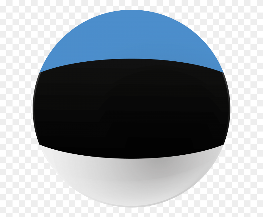 633x633 Флаг Эстонии Прозрачный Значок Сфера, Графика, Затмение Hd Png Скачать