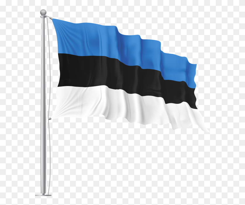 602x643 Estonia Waving Flag Portable Network Graphics, Flag, Symbol, American Flag HD PNG Download