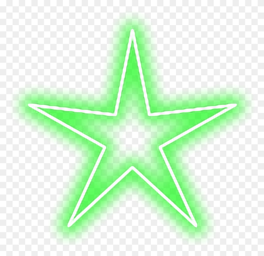 1024x993 Estrela Verde Neon Estrela Verde, Symbol, Star Symbol, First Aid HD PNG Download
