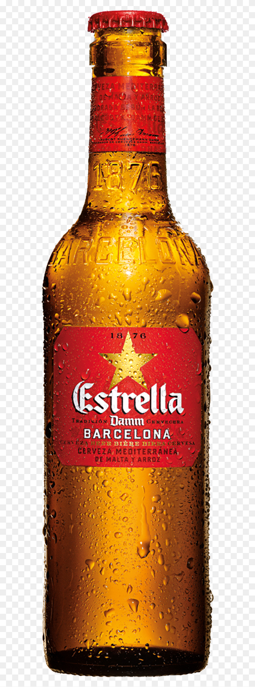 574x2201 La Cerveza Estrella Damm Png / Bebida Hd Png