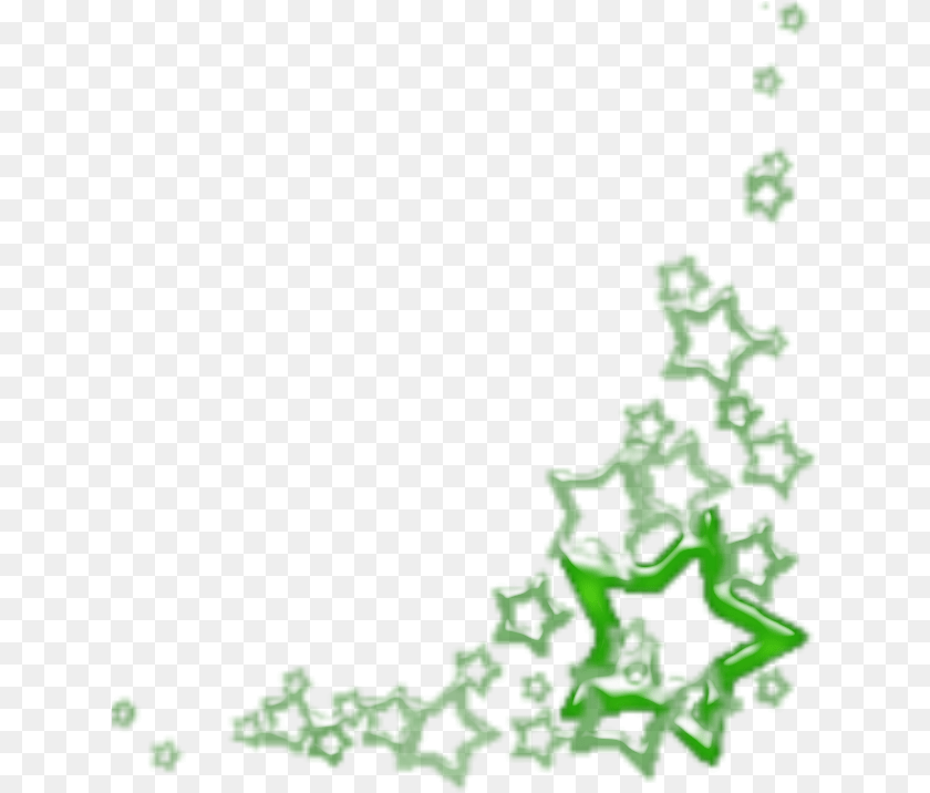 Estrellas Marco De Estrellas By Portable Network Graphics, Green, Art, Pattern, Accessories Sticker PNG