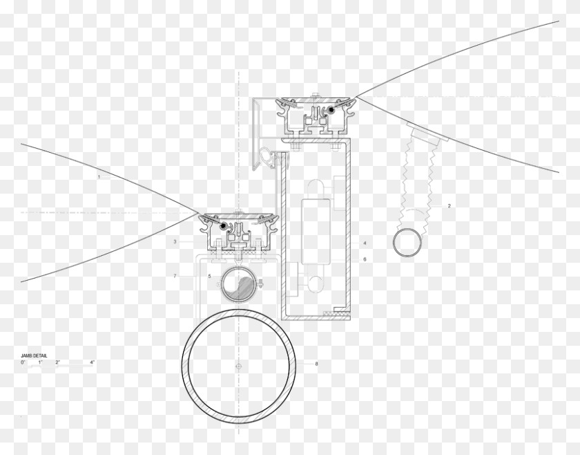 800x614 Etfe Kissen Dach Schnitt, Machine, Plan, Plot HD PNG Download