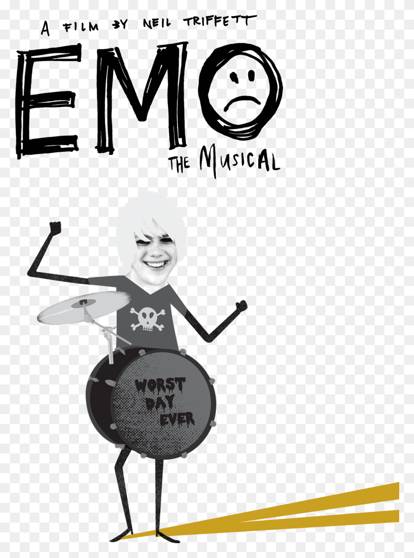 1304x1793 Ethan Jay From Emo The Musical, Musician, Person, Musical Instrument HD PNG Download