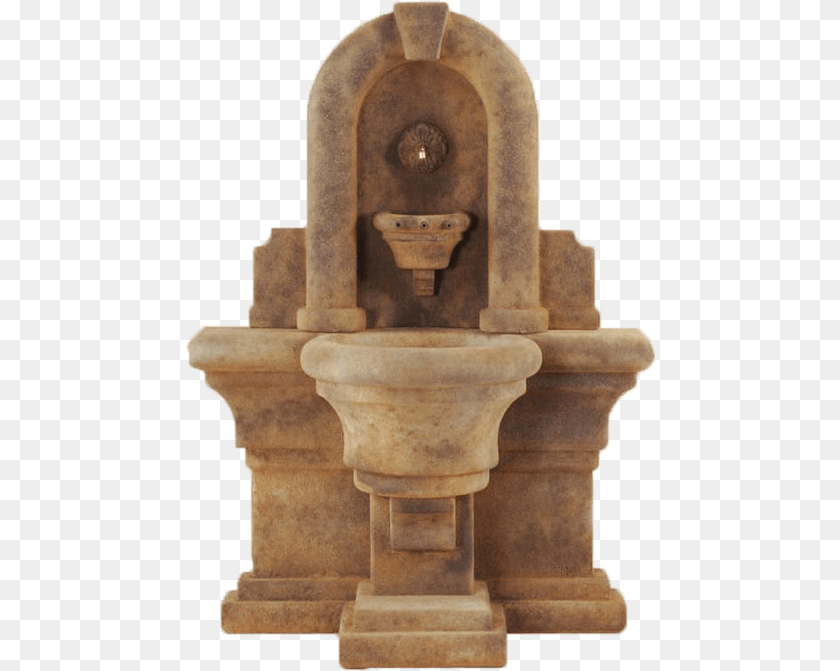 471x671 Etruria Wall Cast Stone Outdoor Fountain Fountain Tuscan Carving, Architecture, Water, Drinking Fountain, Cross PNG