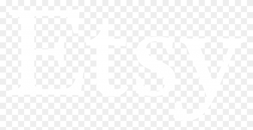 2400x1139 Логотип Etsy Черно-Белый Прозрачный Логотип Ps4 Белый, Текст, Символ, Этикетка Hd Png Скачать