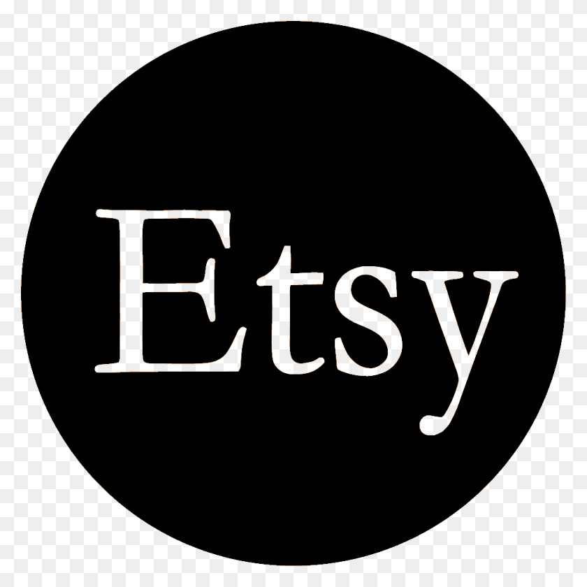1009x1009 Etsy Logo Прозрачный Пожизненный Сетевой Логотип Черный, Этикетка, Текст, Слово Hd Png Скачать
