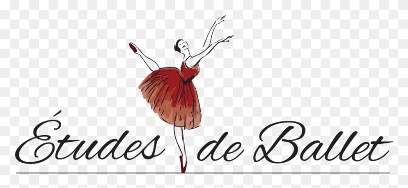 945x397 Descargar Png Etudes De Ballet Ballet Logo, Danza, Bailarina, Pose De Danza Hd Png