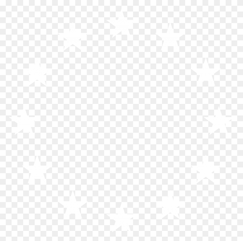 2400x2385 Eu Logo Black And White Johns Hopkins Logo White, Symbol, Star Symbol, Poster Descargar Hd Png