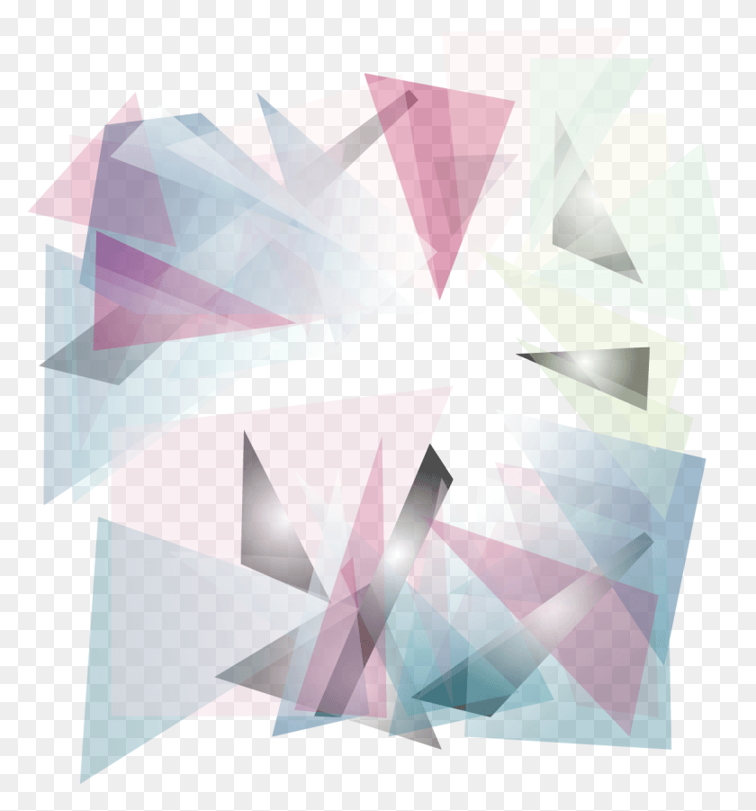 1165x1257 Euclidean Geometry Abstraction Pink Background Transprent Background Abstract, Graphics, Paper Descargar Hd Png