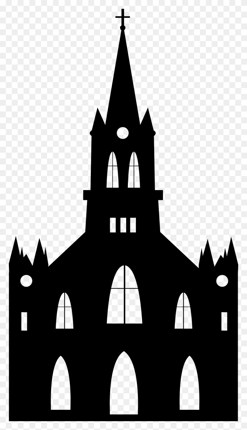 1040x1874 Euclidean Vector Church Religion Silhouette Silhouette Church, Building, Architecture HD PNG Download