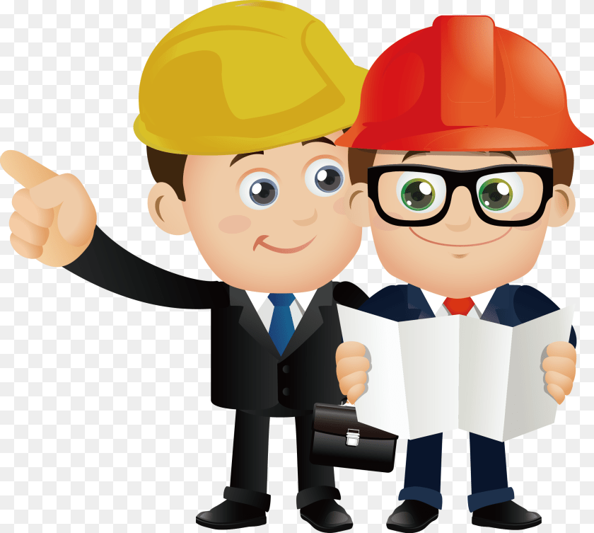 2374x2127 Euclidean Vector Engineer Engineers Helmet, Hardhat, Clothing, Body Part Clipart PNG