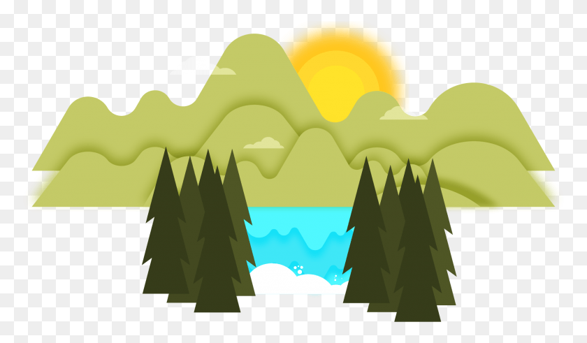1822x1008 Euclidean Vector Icon Illustration, Graphics, Nature HD PNG Download