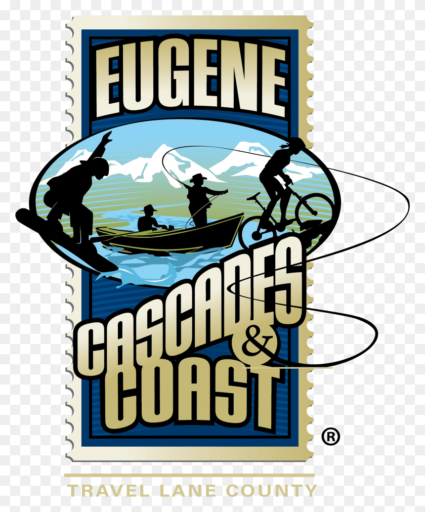 1944x2375 Eugene Cascades Coast Logo With Travel Lane County, Person, Human, Text HD PNG Download
