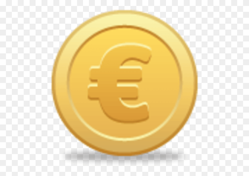 499x534 Евро Монета Изображение Круг, Деньги, Золото, Символ Hd Png Скачать