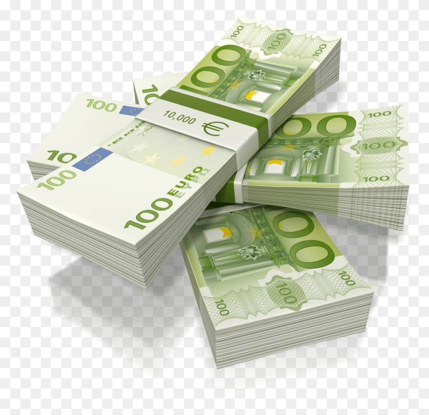 1434x1384 Euro Note 50 Euro Note Money Banknote Stack Of Euros, Box, Dollar, Text HD PNG Download