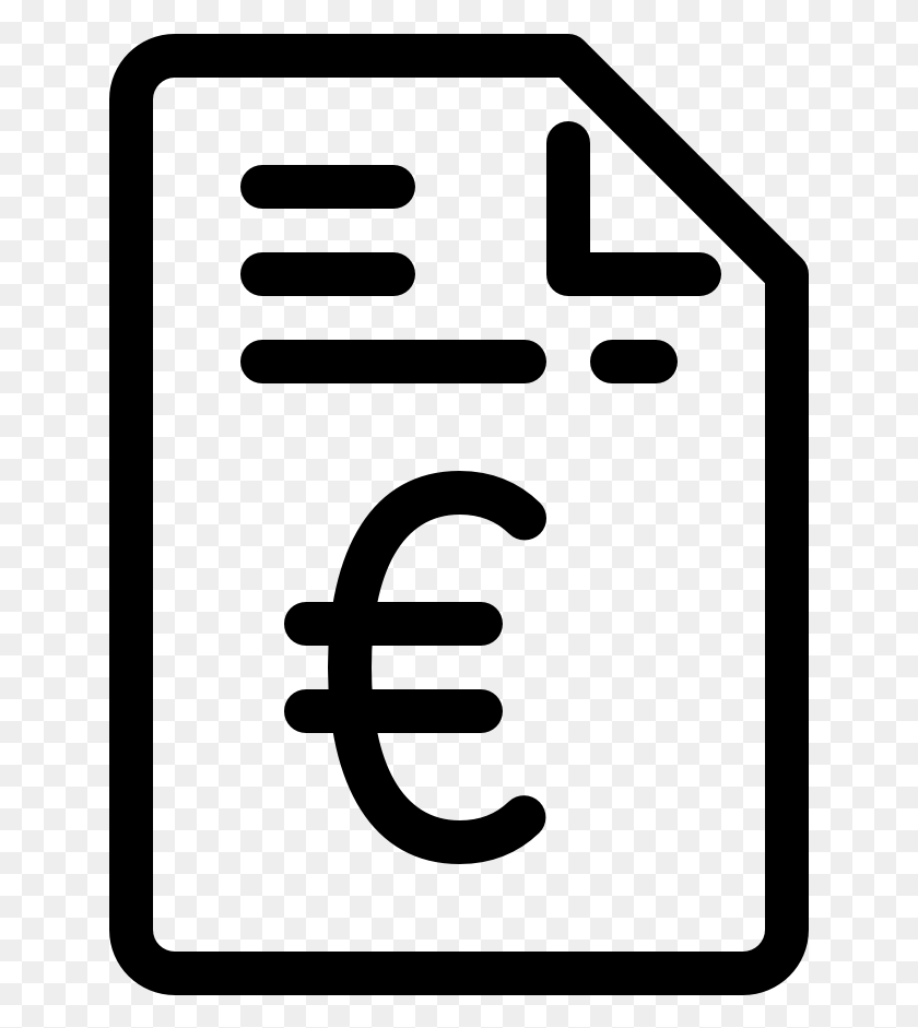 641x881 Euro Symbol Invoice Pound Icon, Gray, World Of Warcraft HD PNG Download