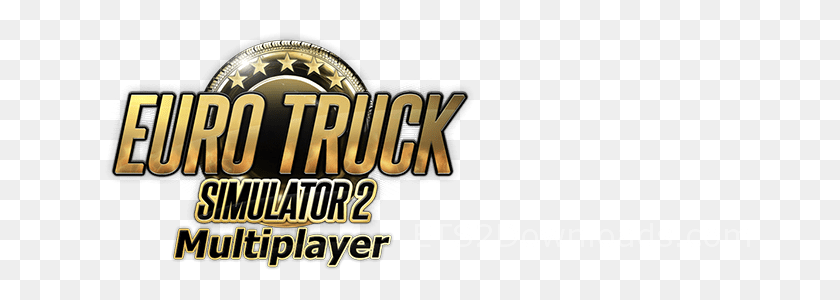 663x240 Descargar Png Euro Truck Simulator 2 Multijugador Euro Truck Simulator, Logotipo, Símbolo, Marca Registrada Hd Png.