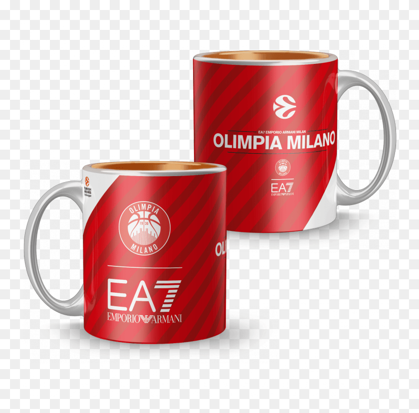 769x768 Euroleague Emporio Armani Coffee Mug Solje Crvena Zvezda, Coffee Cup, Cup, Tin HD PNG Download