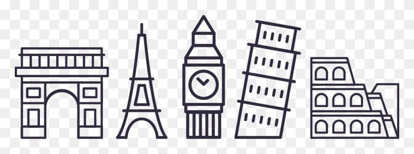 1011x329 Europe Icons Travel Europe Icon, Label, Text, Room HD PNG Download