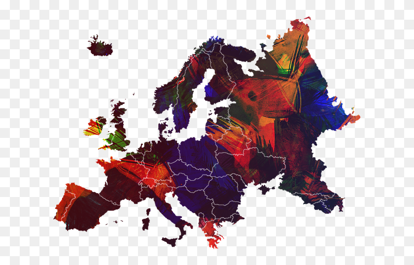629x478 Descargar Png Mapa De Europa, Gráficos, Arte Moderno Hd Png