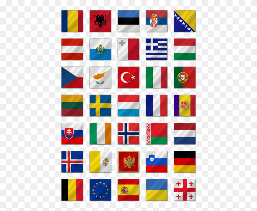 445x630 La Bandera De Europa Png / Bandera Png