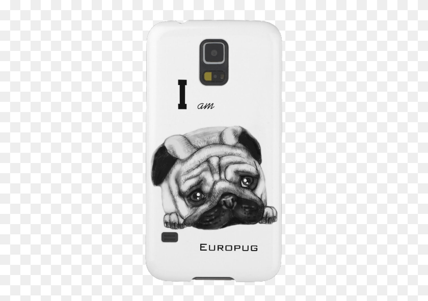 285x531 Europug The Sad Face Galaxy S5 Case Pug, Person, Human, Electronics HD PNG Download