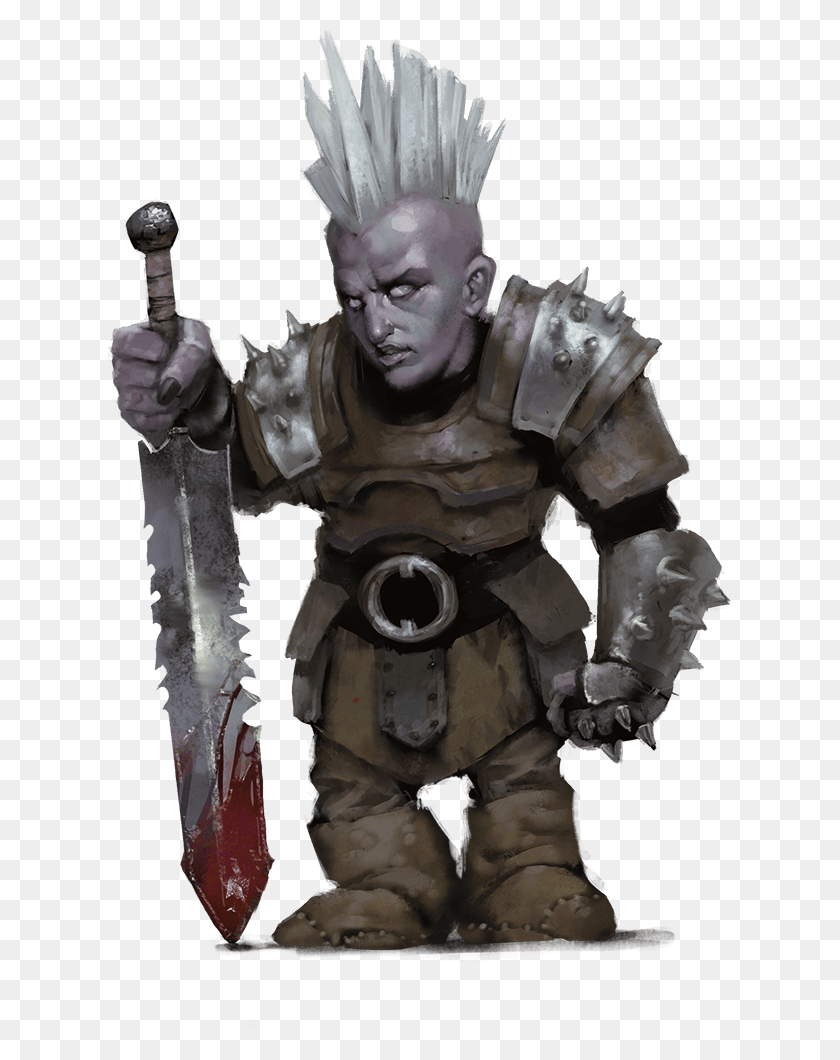 623x1000 Evading The Pursuing Duergar Dampd Duergar Stone Guard, Person, Human, Figurine HD PNG Download