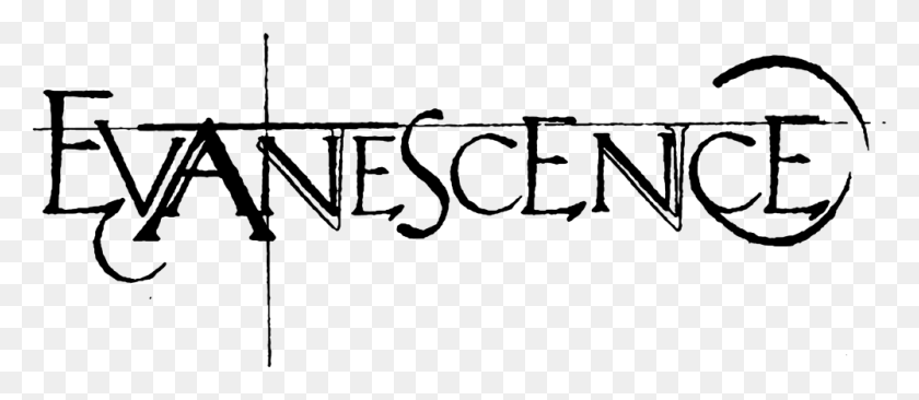 1000x393 Логотип Evanescence Evanescence, Символ, Стрелка Png Скачать
