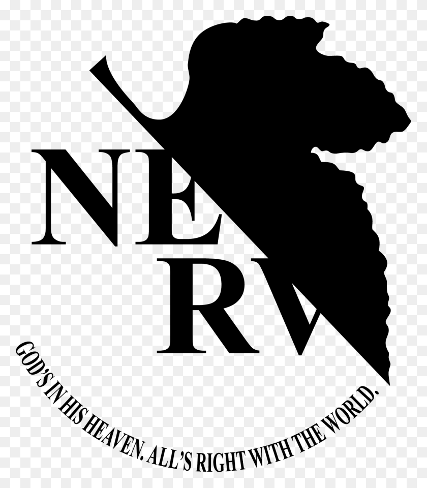 1386x1600 Логотип Evangelion Nerv, Серый, World Of Warcraft Hd Png Скачать