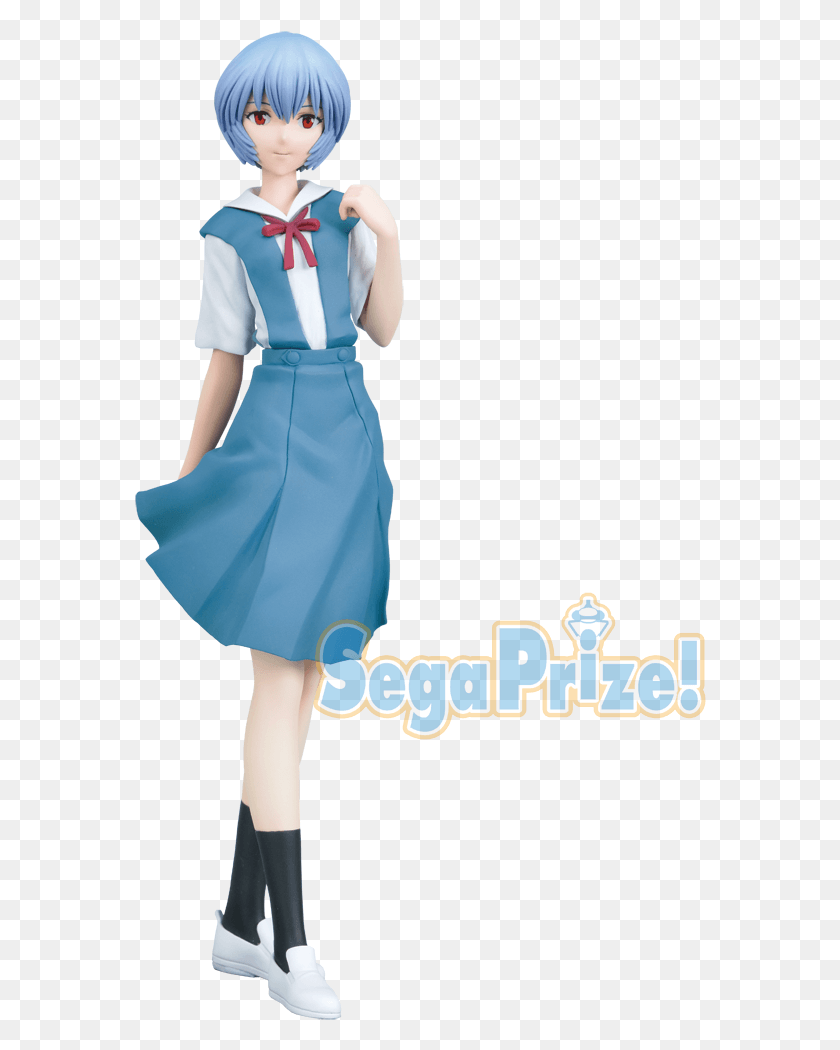 572x990 Descargar Png Evangelion Rei Ayanami Seifuku Premium Figura, Ropa, Persona Hd Png