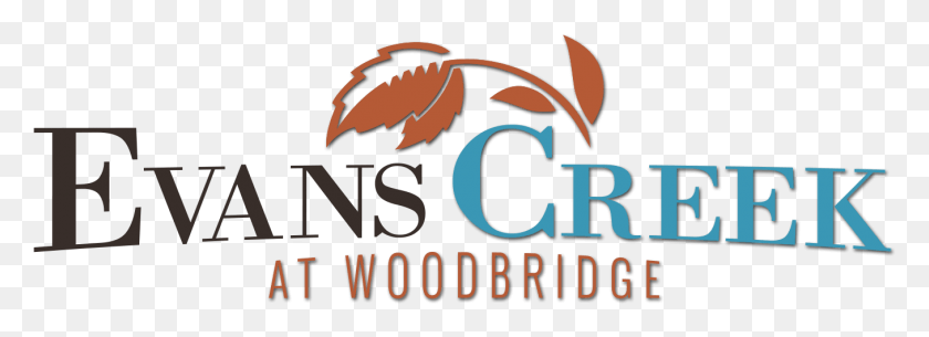 1357x427 Evans Creek At Woodbridge Redmond Wa Logo, Text, Alphabet, Word HD PNG Download