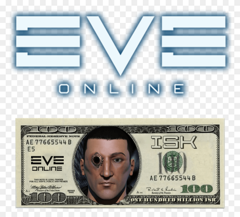 920x824 Eve Online Isk Man En Billete De 100 Dólares, Persona, Humano, Dinero Hd Png