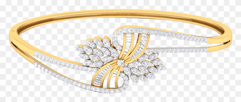 2483x951 Evelina Diamond Bracelet Bangle, Jewelry, Accessories, Accessory HD PNG Download