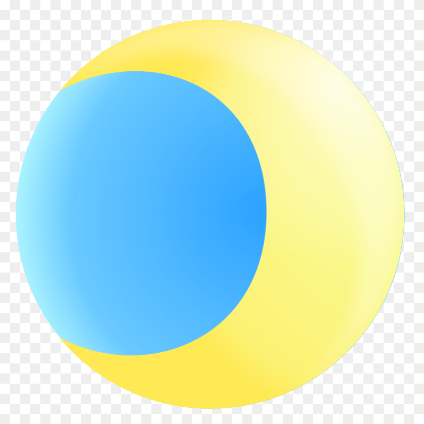 793x793 Evening Clipart Yellow Moon Murk, Sphere, Balloon, Ball HD PNG Download