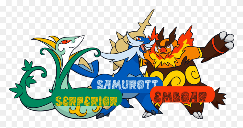 800x393 Descargar Png Event Serperior For Pokmon Omega Ruby And Alpha Sapphire Samurott Emboar And Serperior, Angry Birds, Graphics, Hd Png