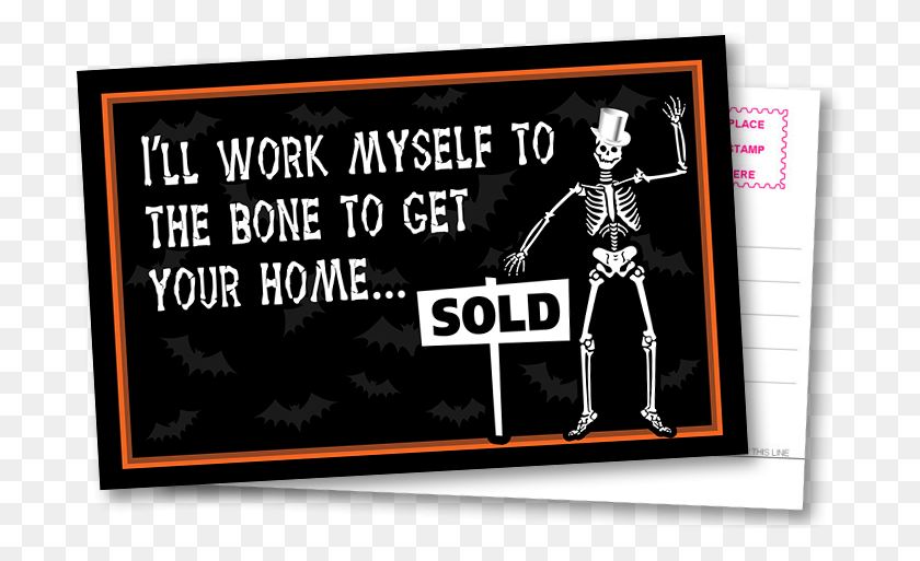 700x453 Ever Notice How The Vast Majority Of Postcards Look Realtor Halloween, Person, Human, Poster HD PNG Download