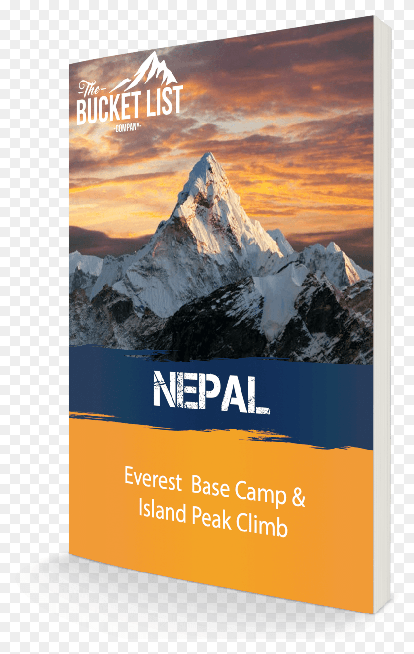 1189x1927 Everest Base Camp Amp Island Peak Trek Free Guide Flyer, Poster, Advertisement, Mountain Range Descargar Hd Png