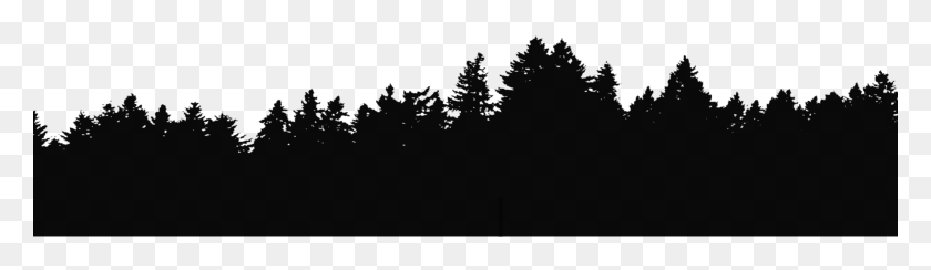 2057x486 Вечнозеленые Деревья С Прозрачным Фоном Линия Лесных Деревьев, Серый, Мир Варкрафта Png Скачать