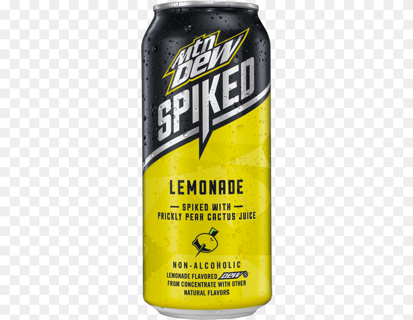 268x651 Every Mountain Dew Spiked Lemonade Variety Pack Lemonade, Alcohol, Beer, Beverage, Can Sticker PNG