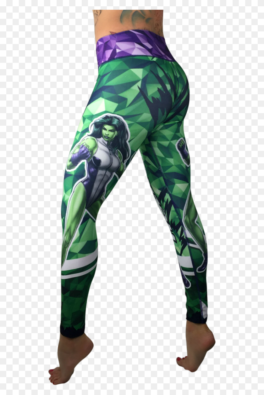 537x1197 Everyone Loves She Hulk These Super Colorful And Fun Leggings, Sleeve, Clothing, Apparel Descargar Hd Png