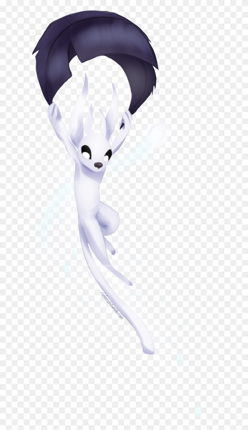 869x1556 Everyone Needs A Transparent Gliding Ori On Their Ori And The Blind Forest Ori No Background, Graphics HD PNG Download