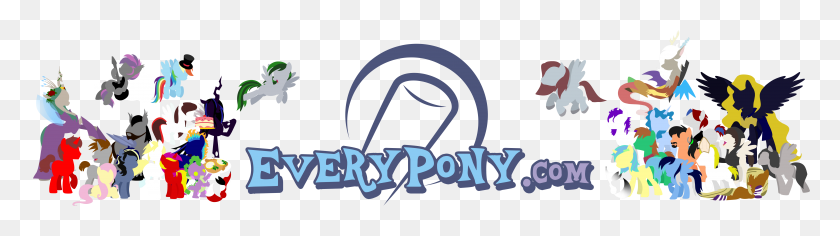 6626x1499 Everypony, Text, Label, Alphabet HD PNG Download
