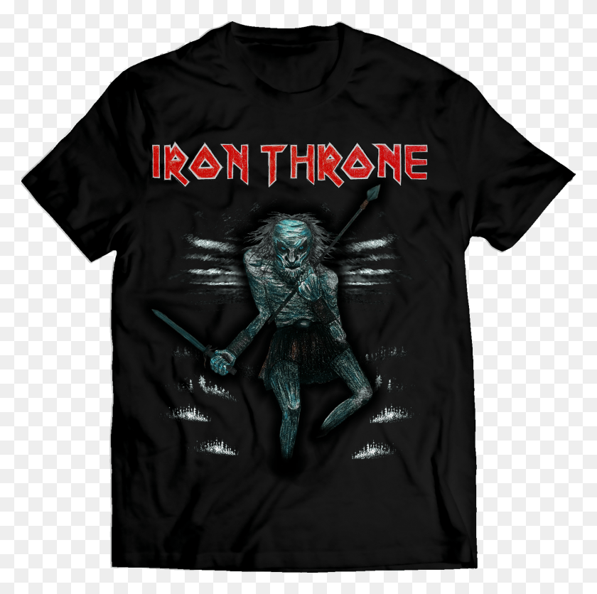 1700x1692 Everythingeverything Iron Maiden Inspired Iron Throne Shirt, Clothing, Apparel, T-shirt HD PNG Download