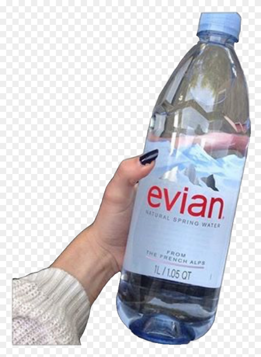 2394x3345 Evian Bottles HD PNG Download