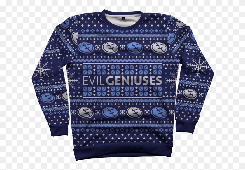 628x523 Evil Geniuses Ugly Christmas Sweater Christmas Sweater Evil, Clothing, Apparel, Shirt Descargar Hd Png